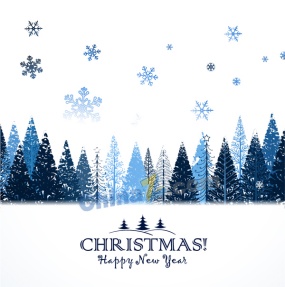 圣诞节清新卡片设计矢量